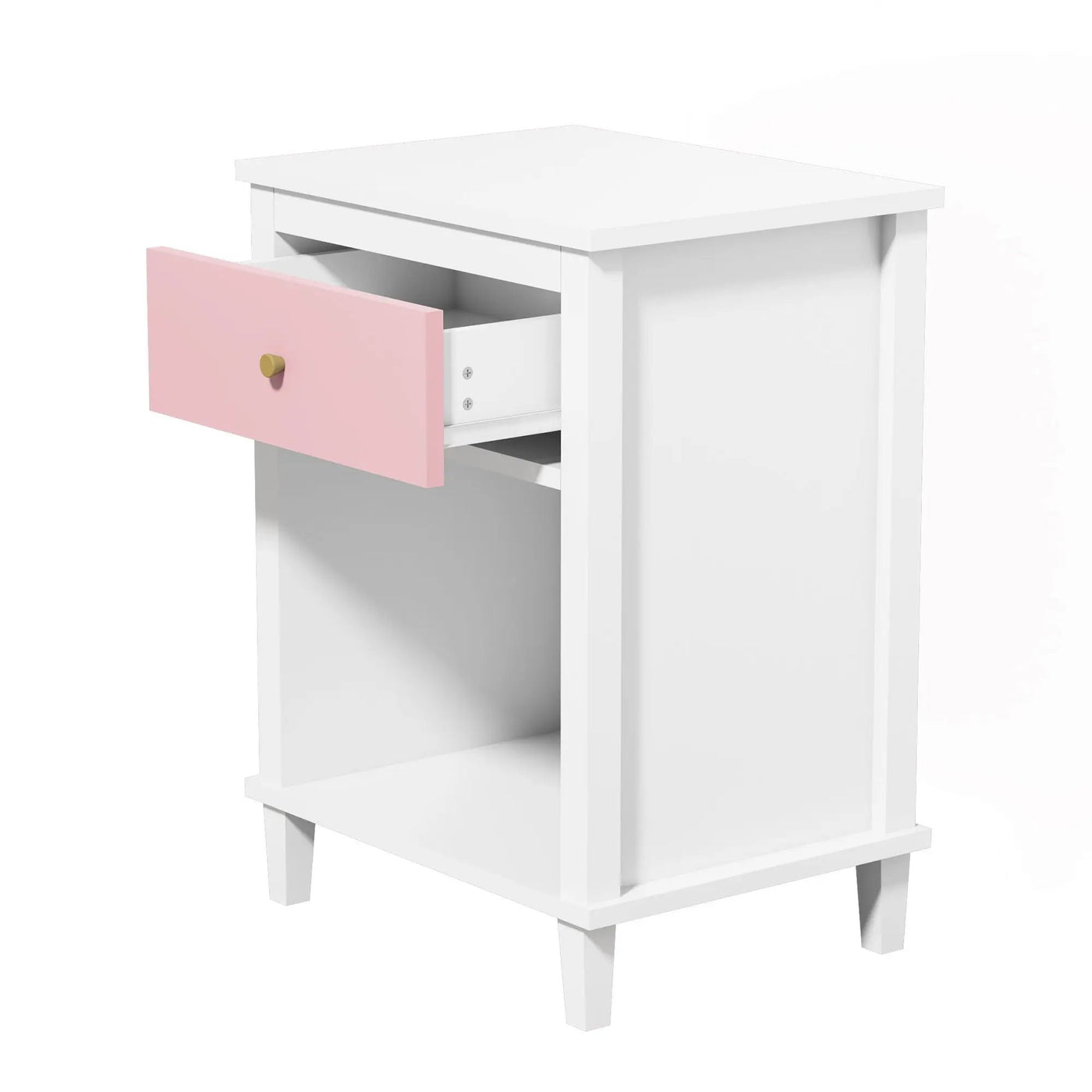 Nightstand With 1 Drawer 1 Shelf by HouseOfZazla
