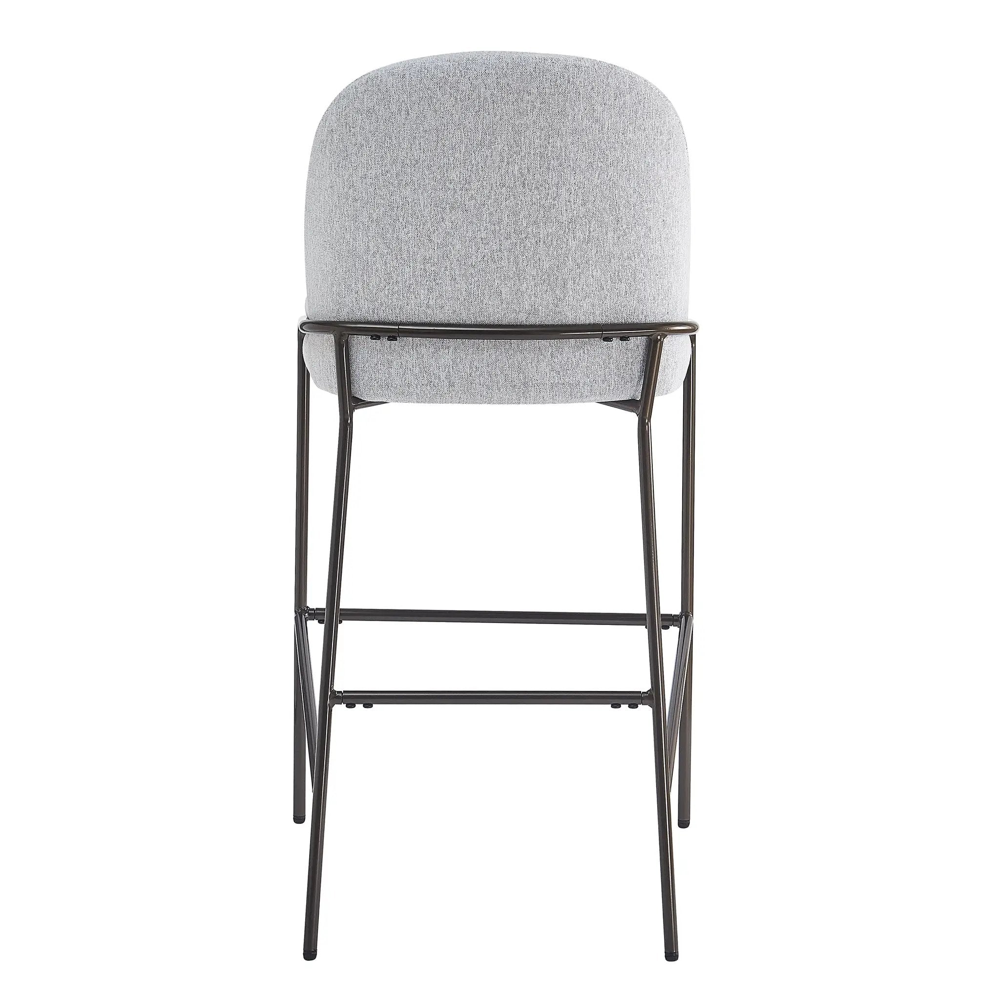 Galen Indoor Metal Upholstered Barstool by HouseOfZazla