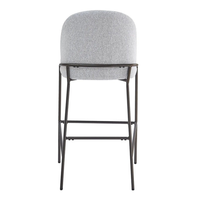Galen Indoor Metal Upholstered Barstool by HouseOfZazla