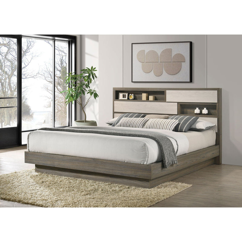 Edmondson - Bookcase Headboard Bed by HouseOfZazla