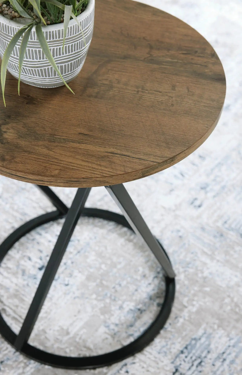Cassbryn - Occasional Table Set (Set of 3) - Brown / Black by Unique Piece Furniture