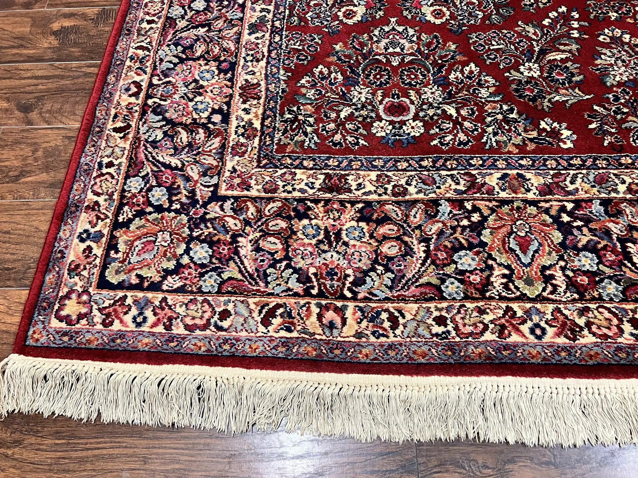 Karastan Rug 10x18 Red Sarouk #785, Wool Karastan Carpet, Original 700 Series, Vintage Discontinued Large Oriental Rug by Jewel Rugs