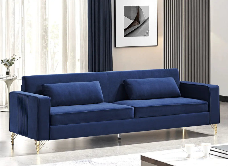 Aesthetic 3 Seater Couch With Classic Modern Appeal And Luxurious Soft Comfort by Unique Piece Furniture