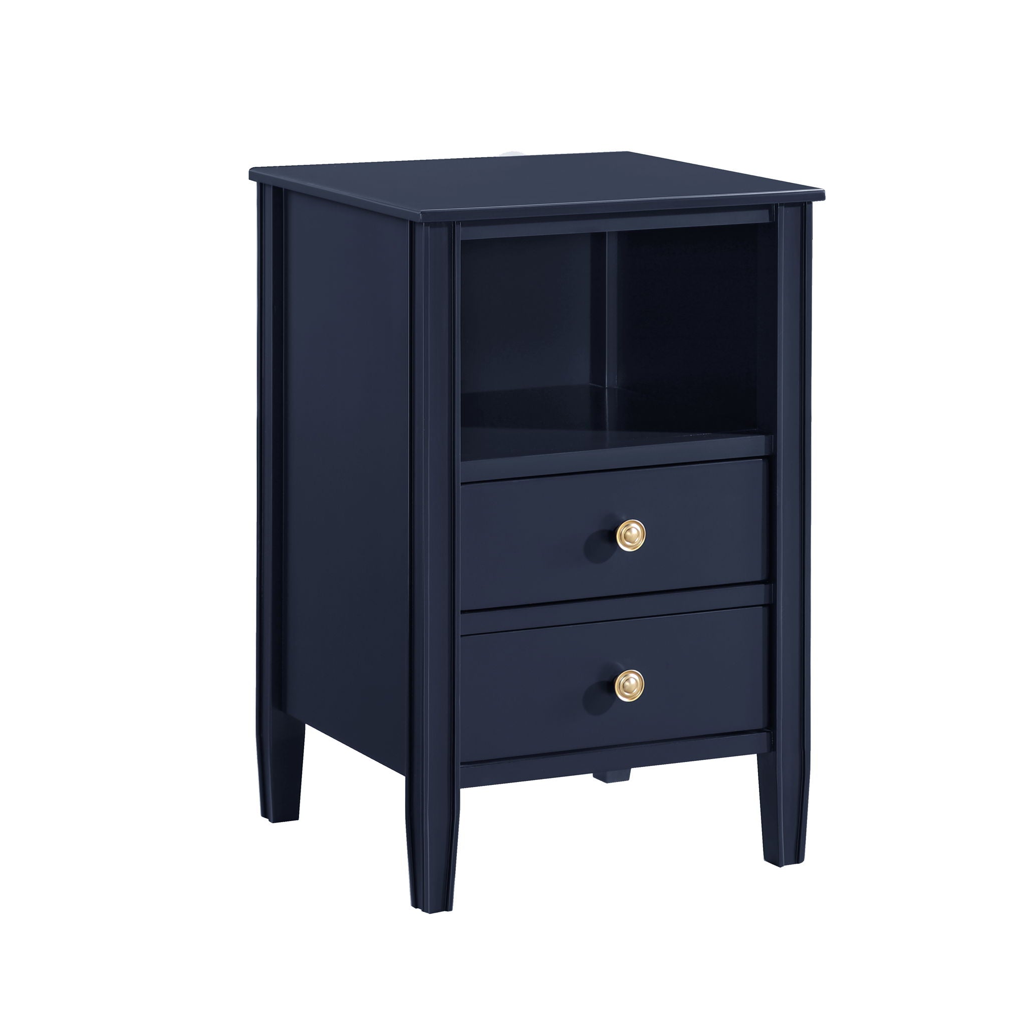 Winston - 2 Drawer Storage Nightstand by HouseOfZazla