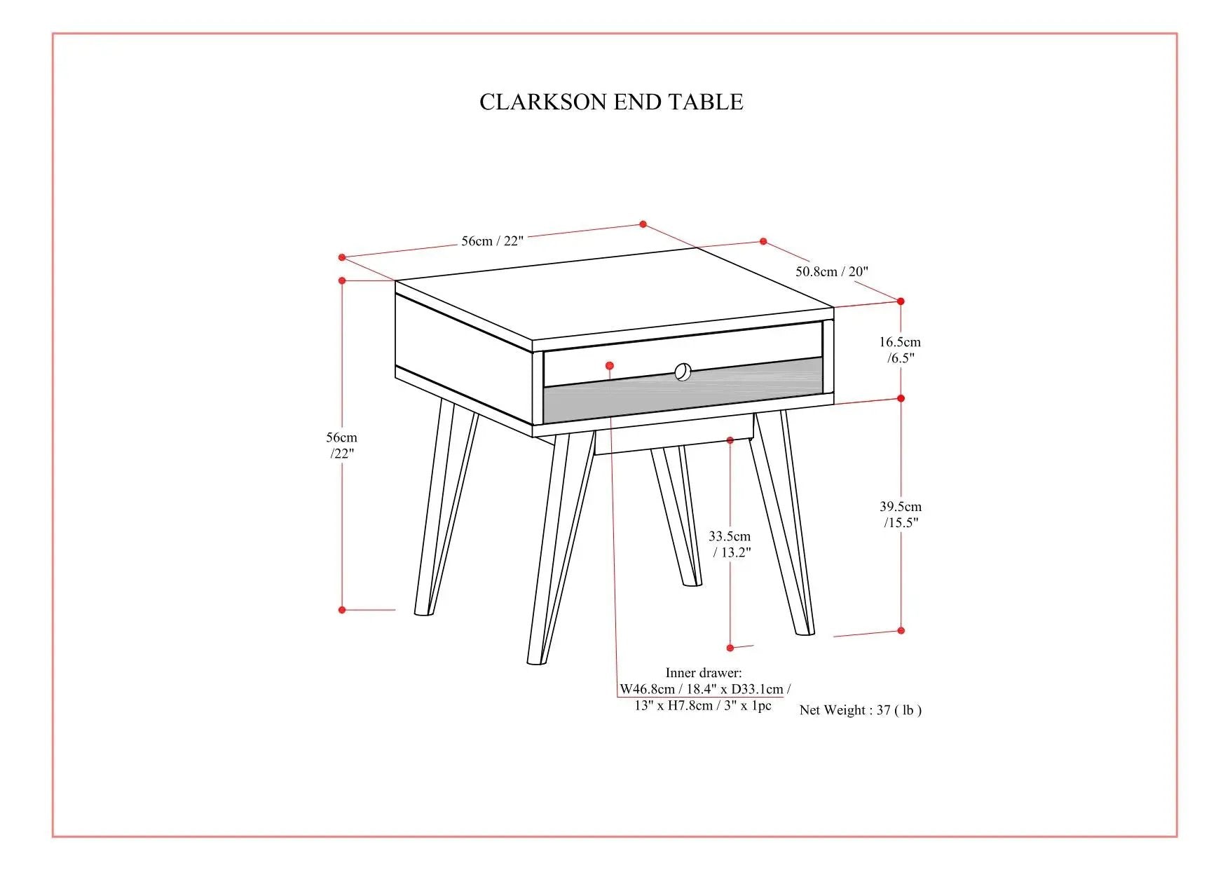 Clarkson - Rustic Table by HouseOfZazla
