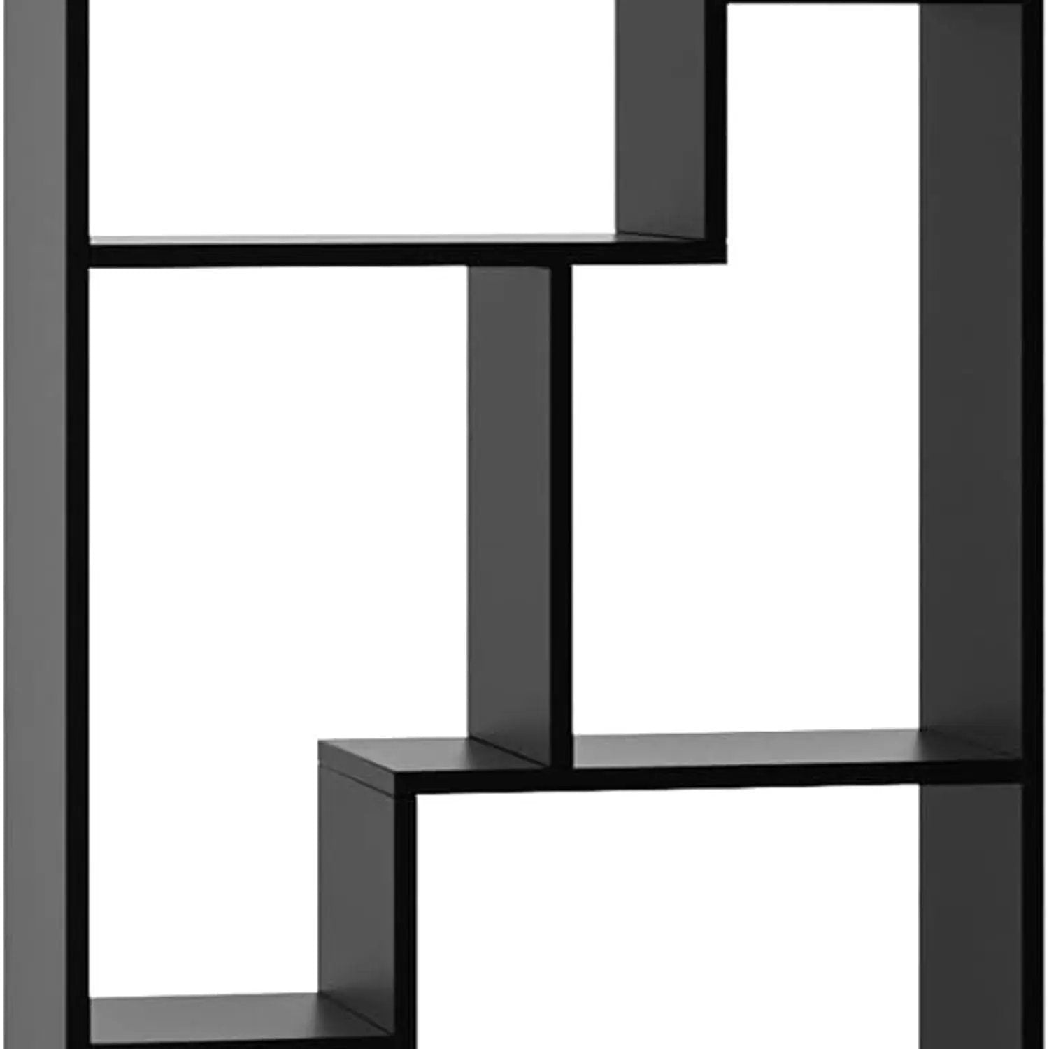 Asymmetrical Display Shelf & Bookcase, 5 Tier by Unique Piece Furniture