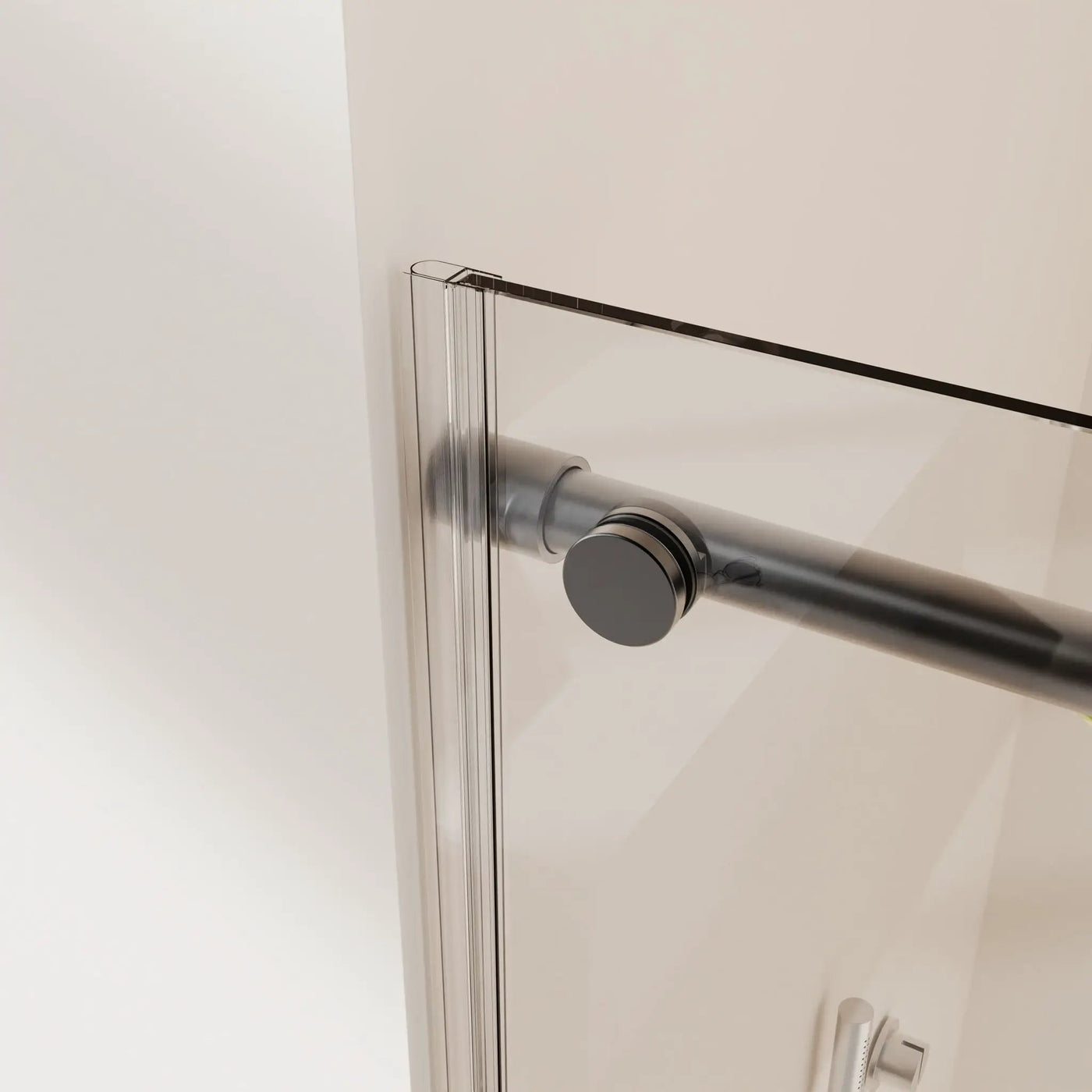 Frameless Single Sliding Soft Close Shower Doors, 5/16" Sgcc Tempered Glass by HouseOfZazla