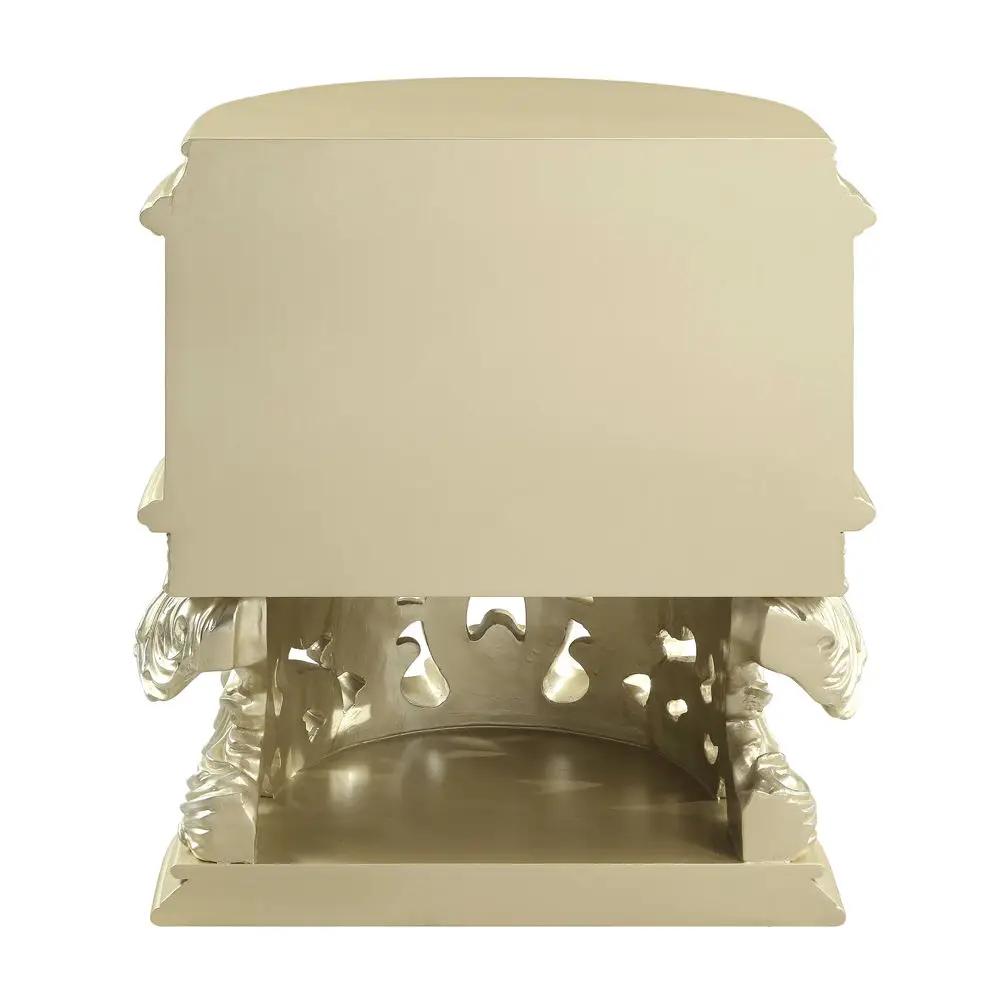 Vatican - Nightstand - Champagne Silver by Unique Piece Furniture
