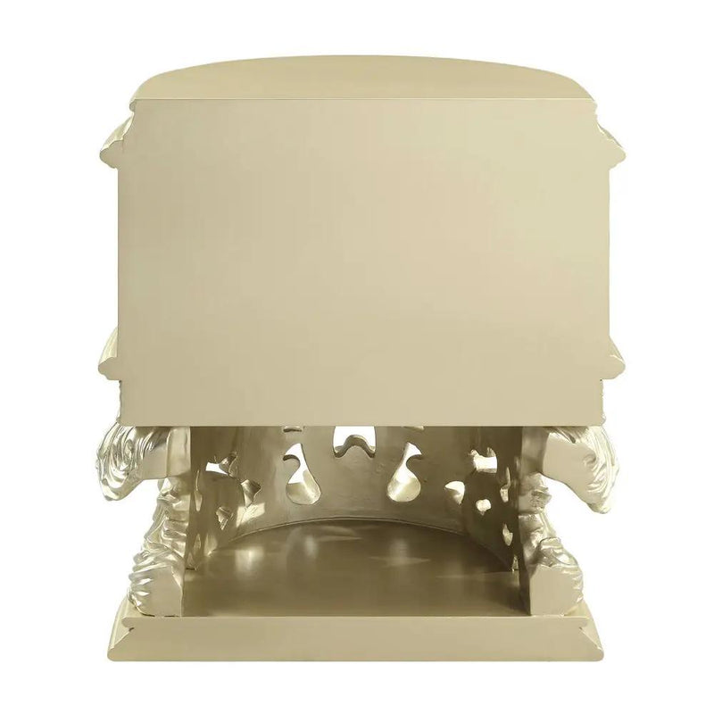 Vatican - Nightstand - Champagne Silver by Unique Piece Furniture