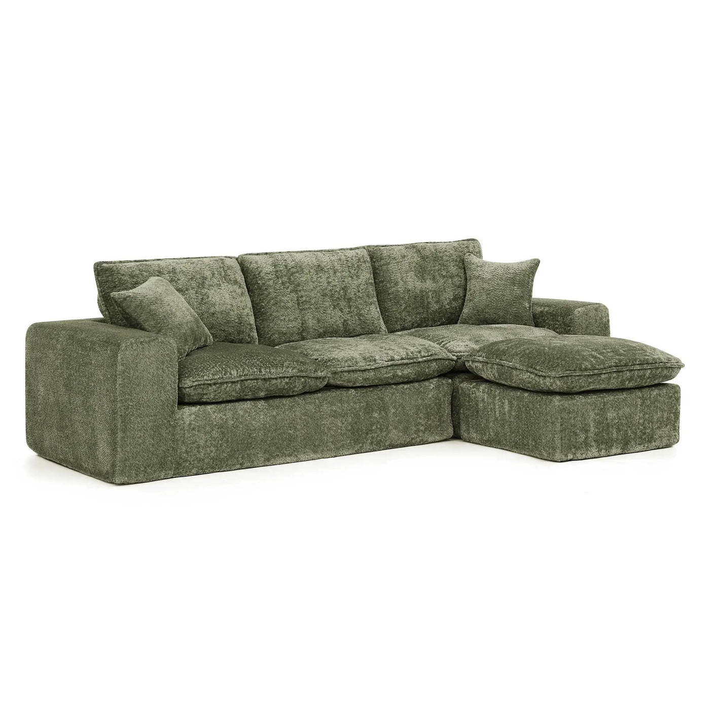 Sectional Sofa With Moveable Ottoman by Unique Piece Furniture