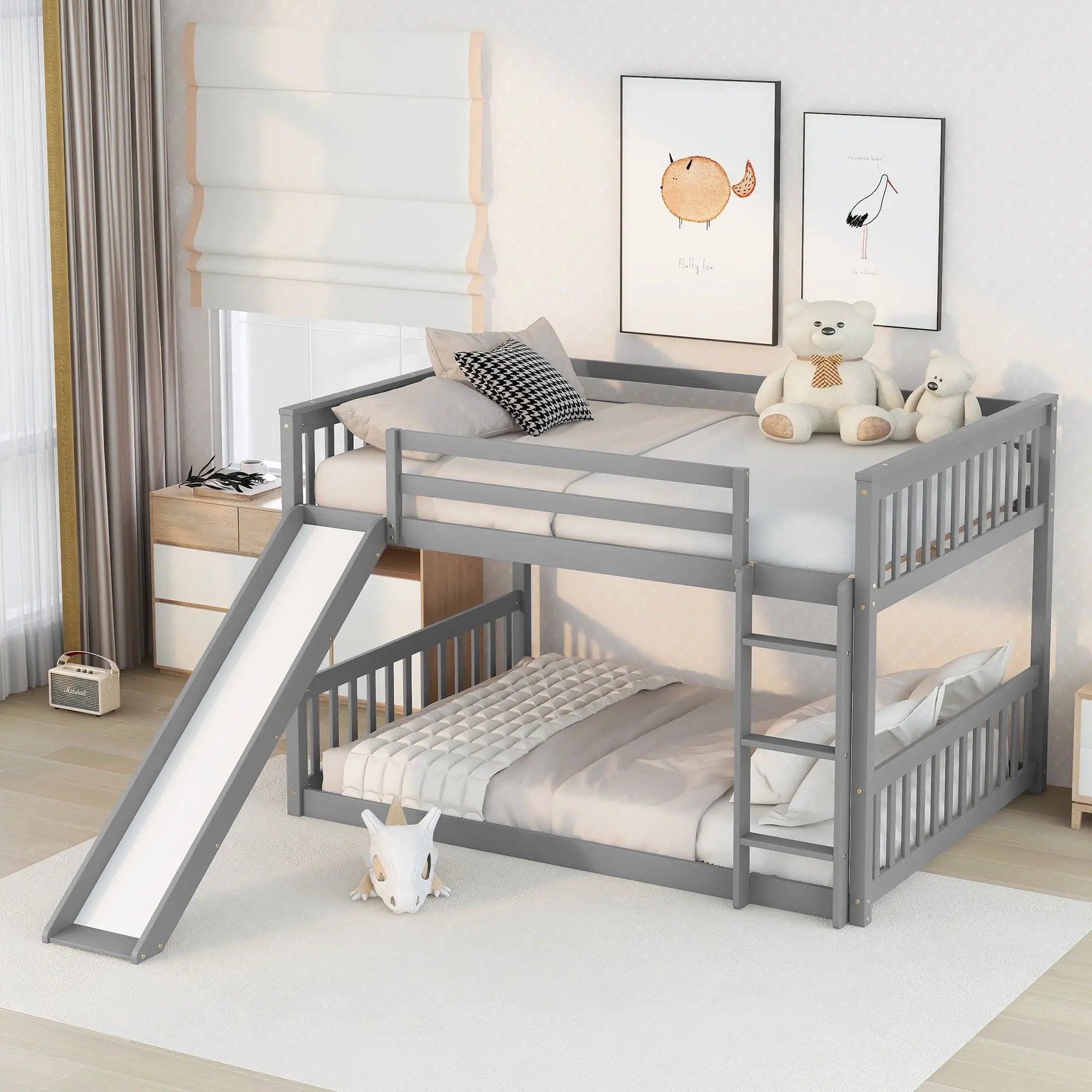 Bunk Bed With Slide And Ladder by HouseOfZazla