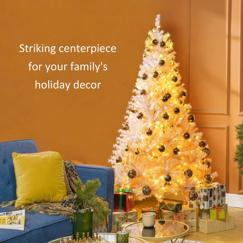 HOMCOM 6' Tall Prelit Christmas Tree by HouseOfZazla