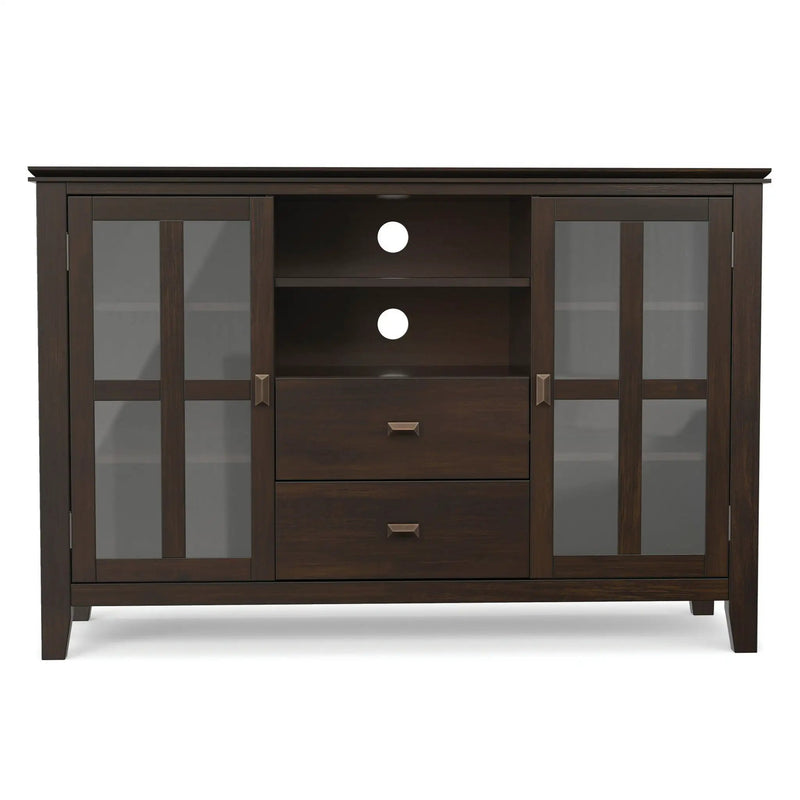 Artisan - Tall TV Media Stand - Dark Chestnut Brown by Unique Piece Furniture