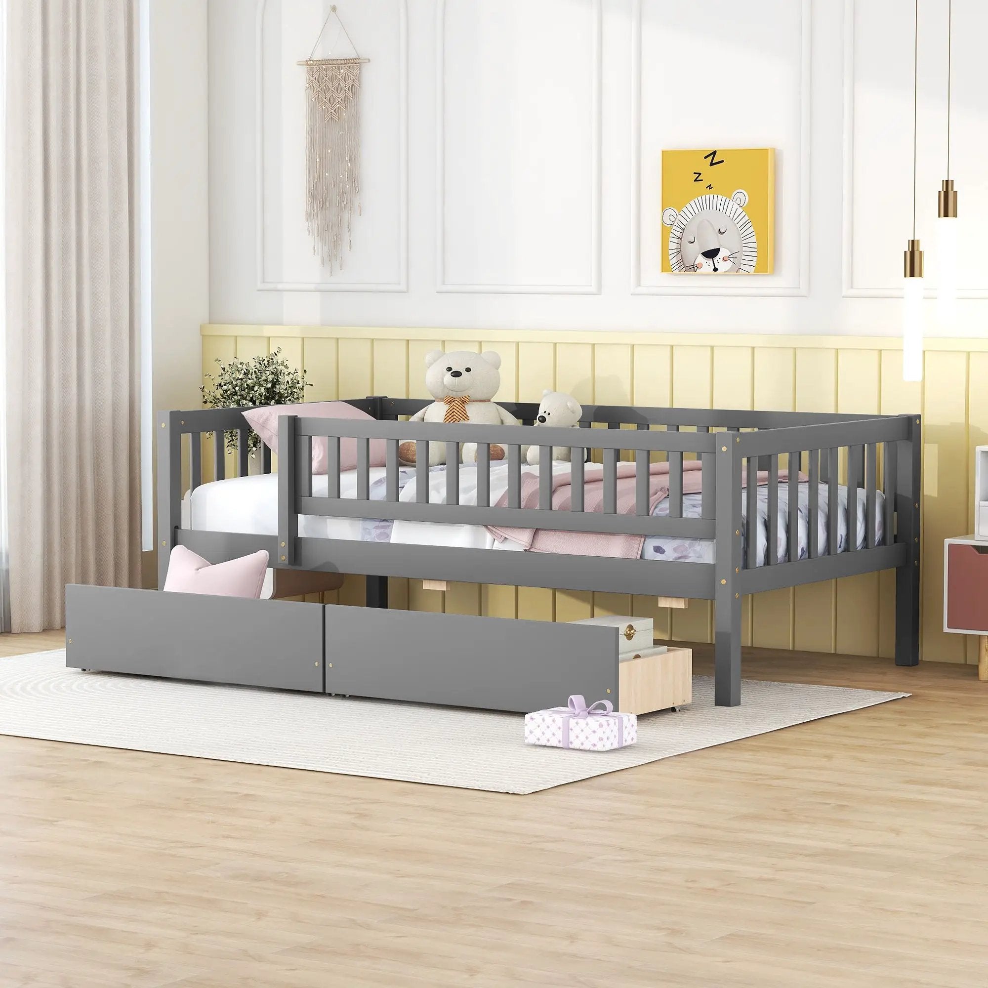 Multi Functional Wooden Daybed Bed by Unique Piece Furniture
