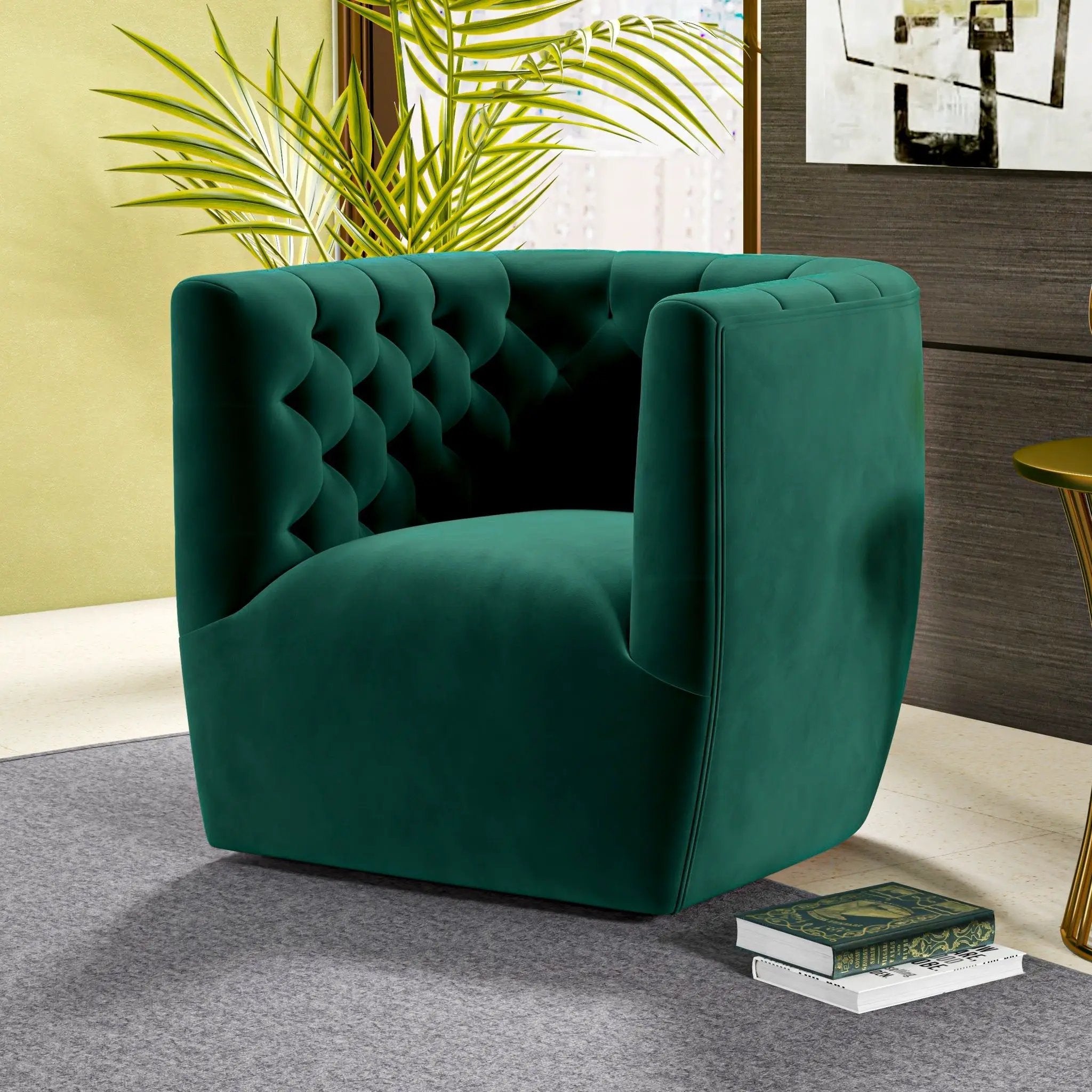 Delaney - Ergonomic Design Swivel Chair by Unique Piece Furniture