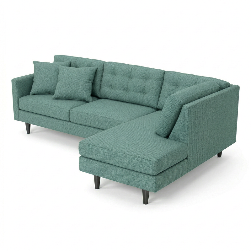 Talmadge Sectional – Made in USA, Custom Fabric Options by HouseOfZazla