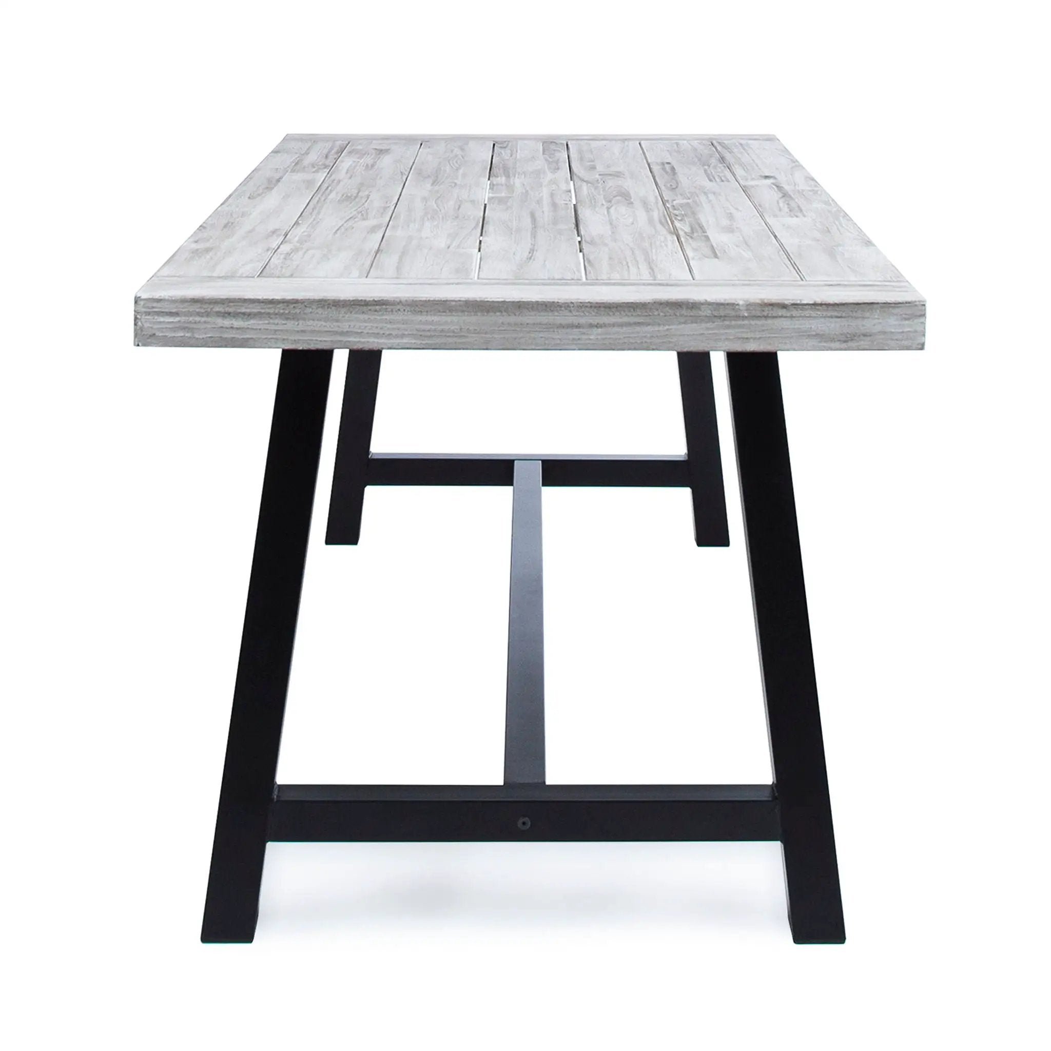 Outdoor Sandblast Finish Acacia Wood Dining Table