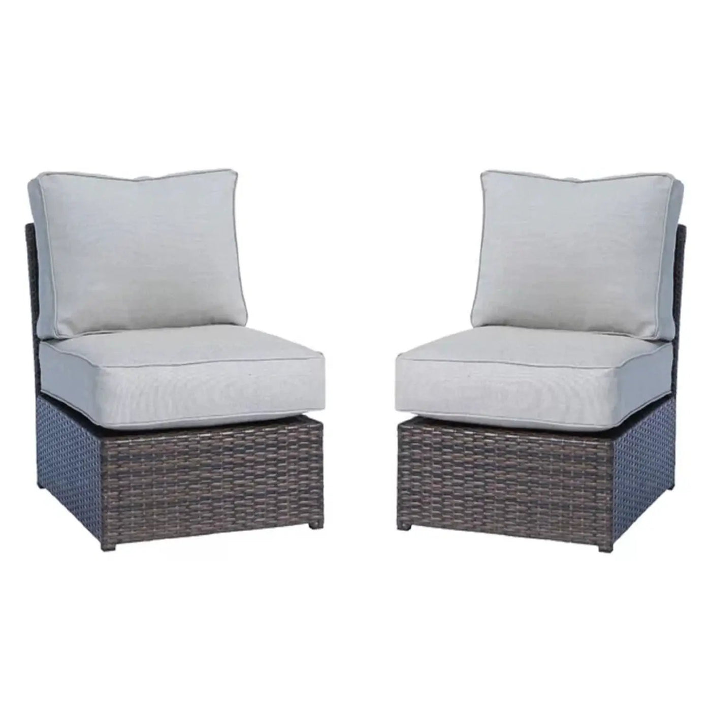 Comfortable Modern Patio Rattan Sectional Set With Cushions by HouseOfZazla