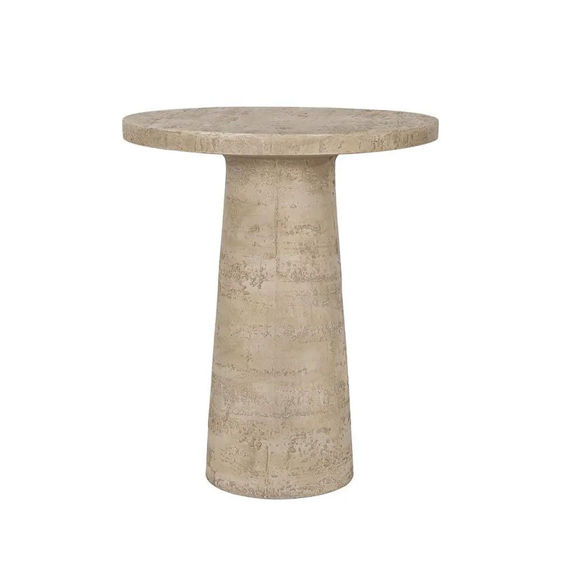 Round Side Table With Pedestal Base by Unique Piece Furniture