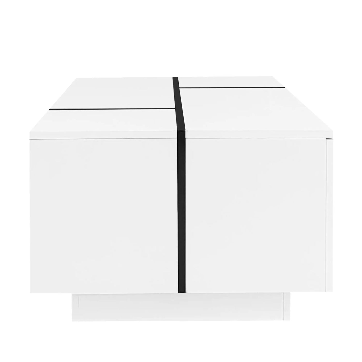Extendable Coffee Table With 2 Hidden Storage Space And 2 Drawers For Living Room by HouseOfZazla