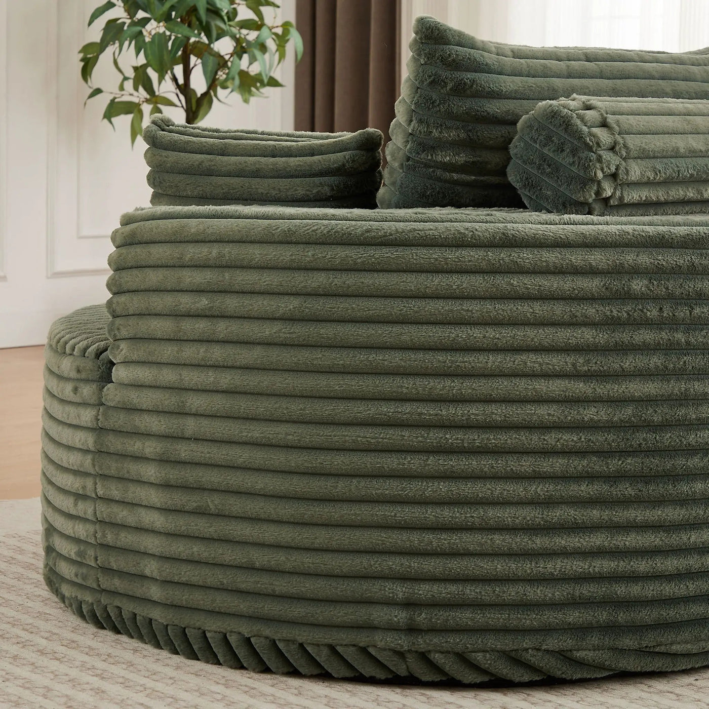Modern Single Sofa With Backrest Pillow For Living Room by HouseOfZazla