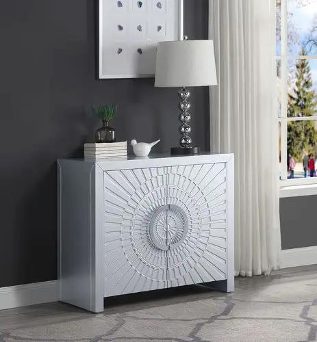 Cicero - Console Cabinet - Platinum by Unique Piece Furniture