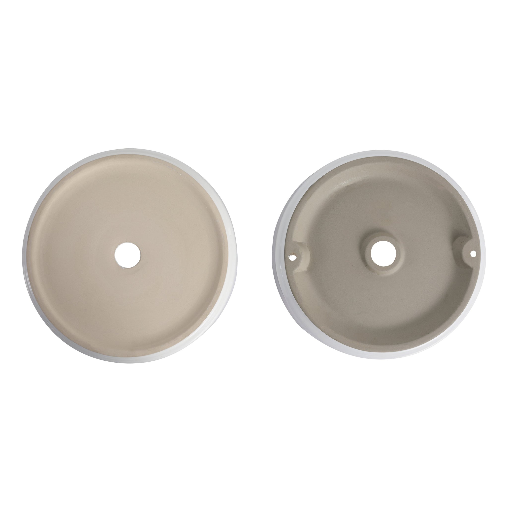 Ceramic Round Above Counter Bathroom Vessel Sink by HouseOfZazla