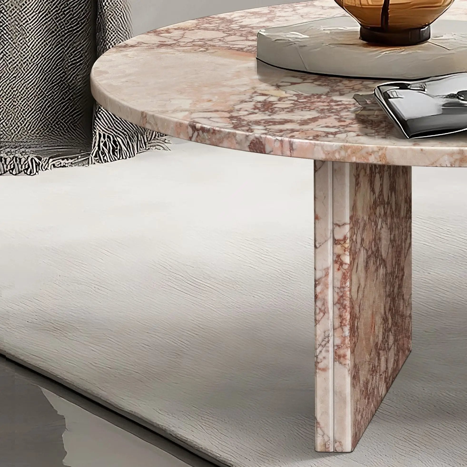 Luxury Coffee Table With Unique Veining, Unique Stone Design by Unique Piece Furniture