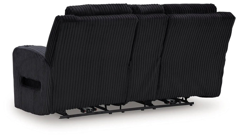 Forest Lake - Power Reclining Loveseat With Console / Adj Headrest by Unique Piece Furniture