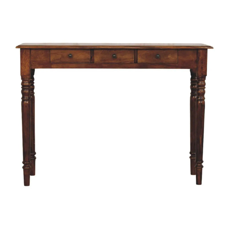 Turned Legs Drawer Console Table by HouseOfZazla