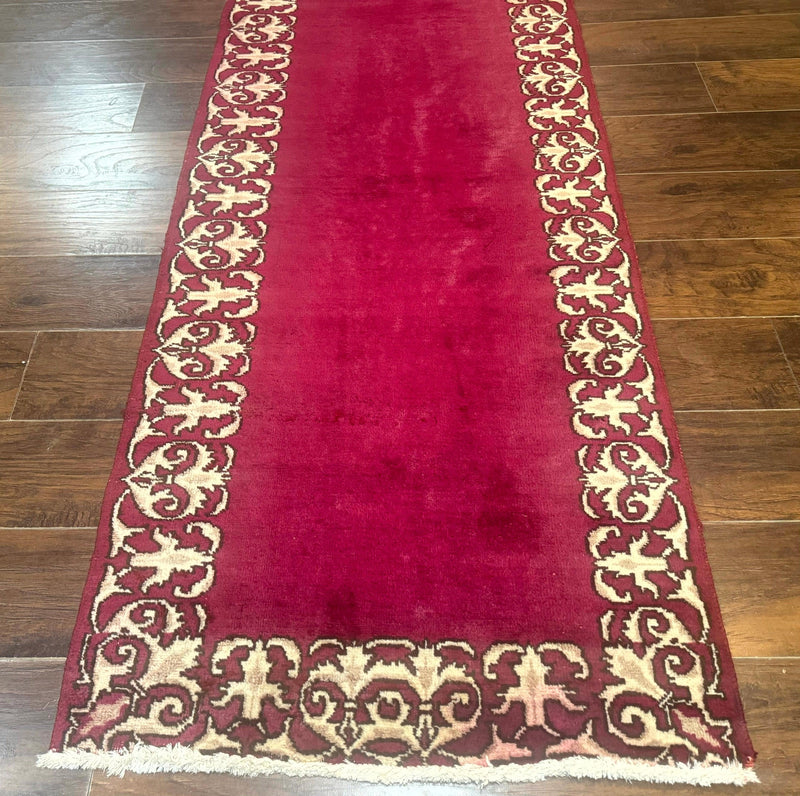 Red Persian Kerman Runner Rug 3x16 by Jewel Rugs