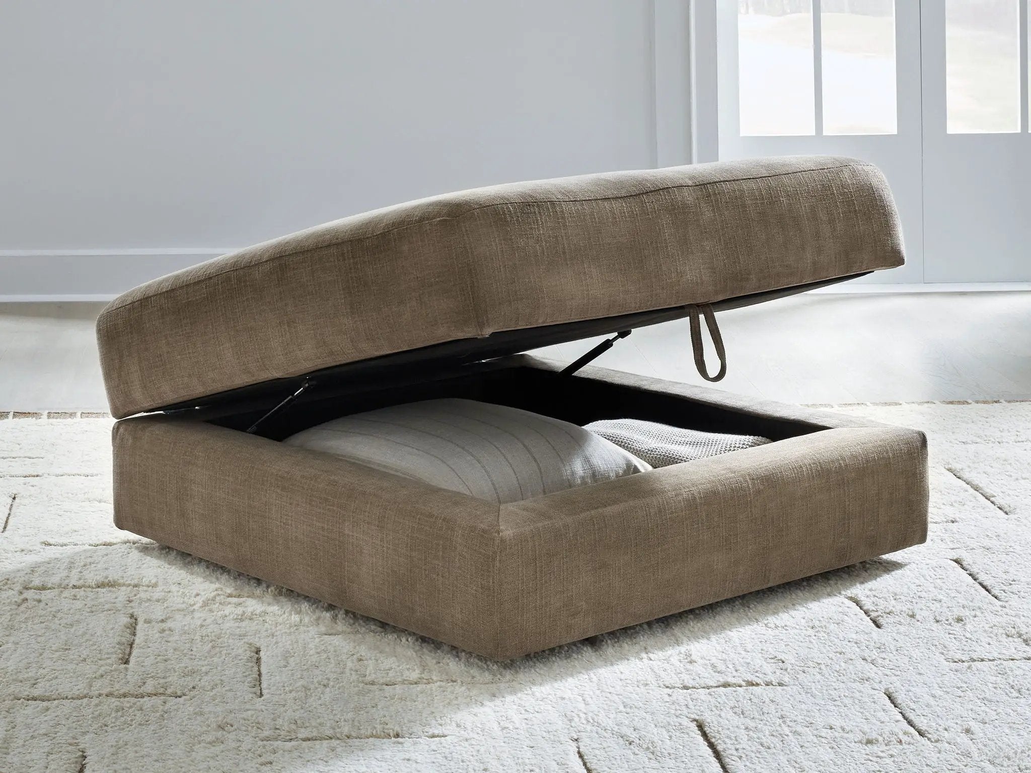 Camellia-Court - Ottoman With Storage - Coffee by Unique Piece Furniture