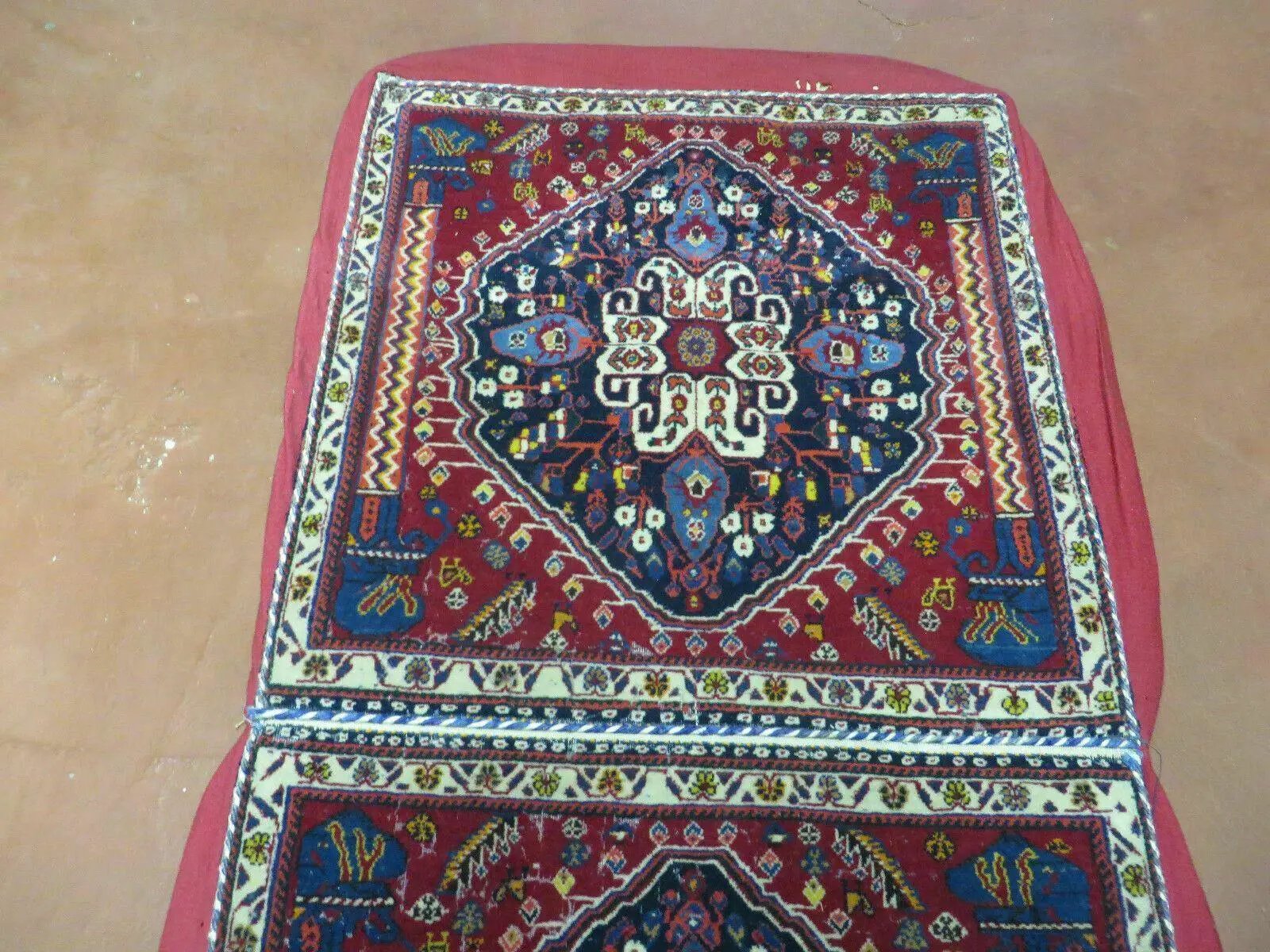 2'X 4' Antique Handmade Turkish Floral Oriental Wool Rug Pillow Case Cushion by Jewel Rugs
