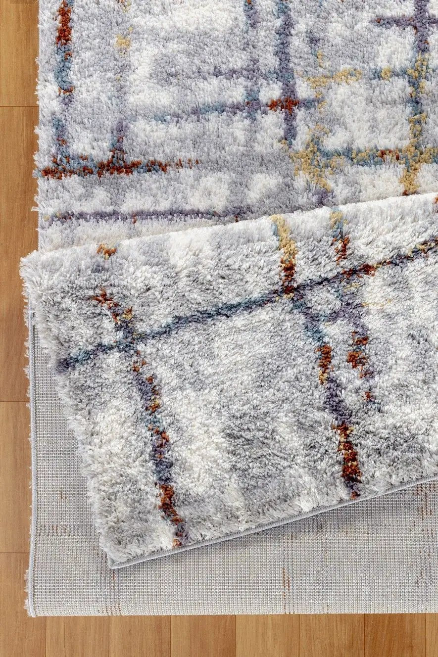 Loft Shag - 5' 3" X 7' Shaggy Area Rug - Multi by HouseOfZazla
