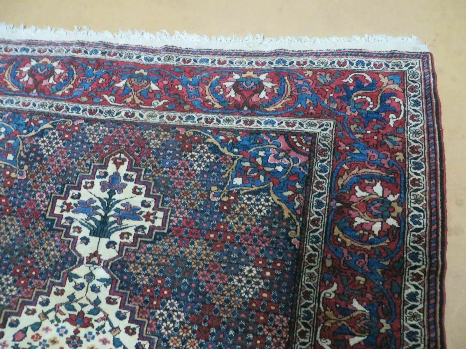 4' X 7' Vintage Handmade Turkish Floral Orient Medallion Wool Veg Dye Rug Nice by Jewel Rugs