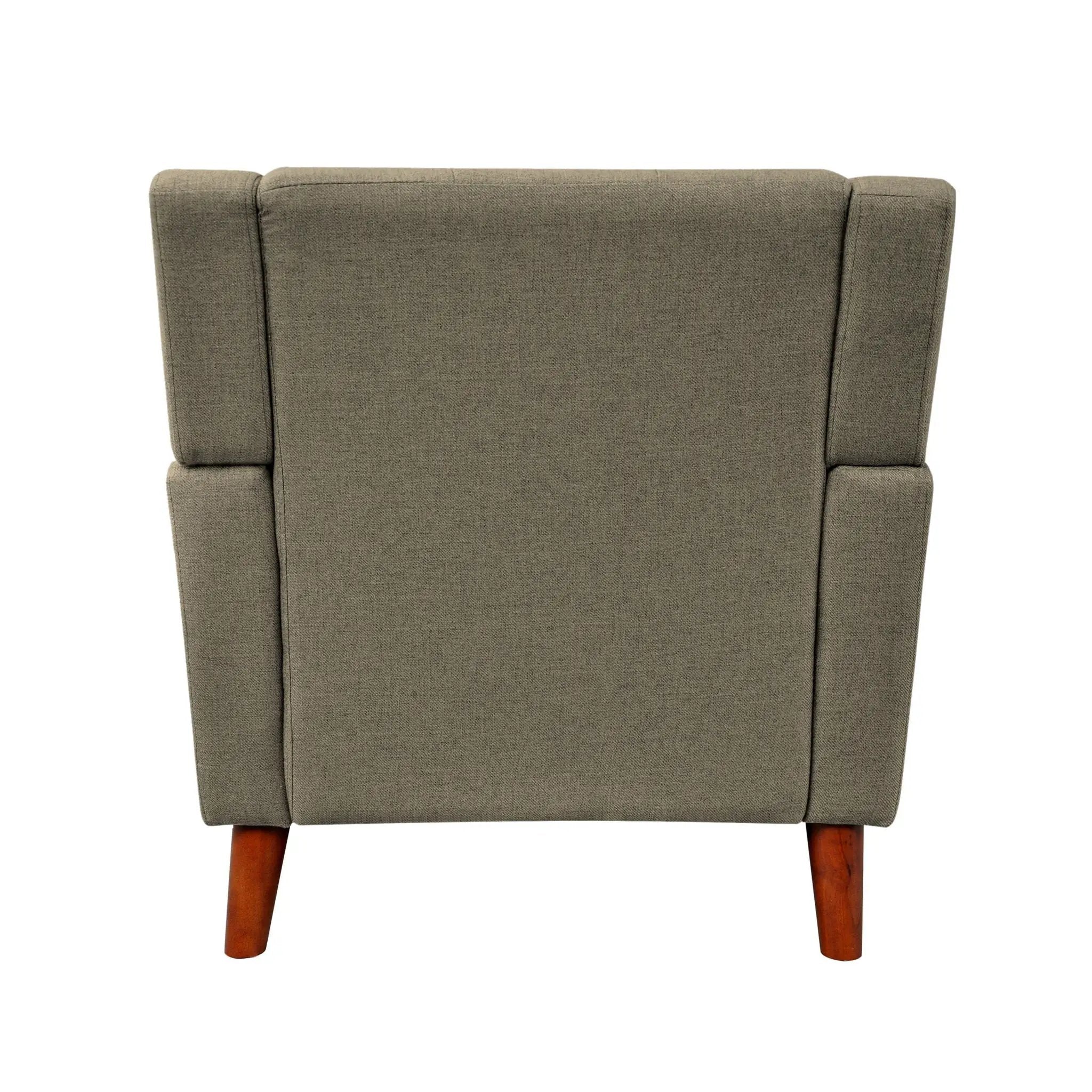 Luminaesque Fabric Upholstered Armchair With Tufted Back by HouseOfZazla