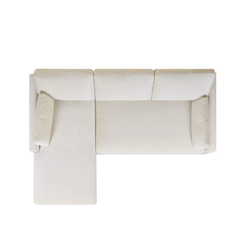 Knox - Modern Farmhouse Reversible Chaise Sectional Sofa by Unique Piece Furniture