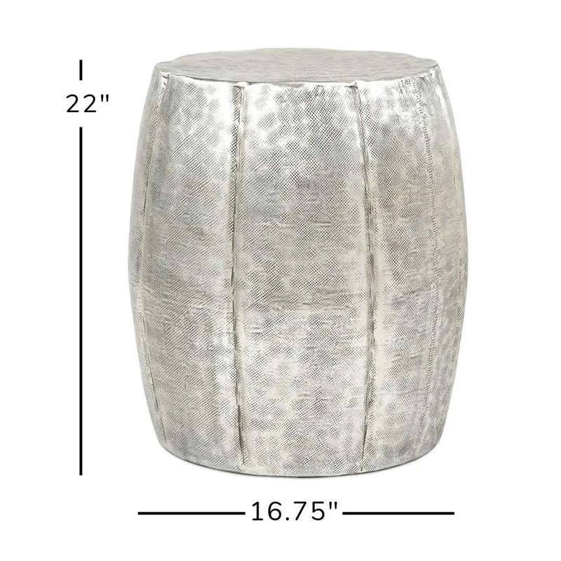 Vanora Accent Table - Silver by HouseOfZazla