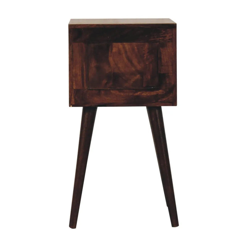 Solid Wood Mini Nightstand by HouseOfZazla