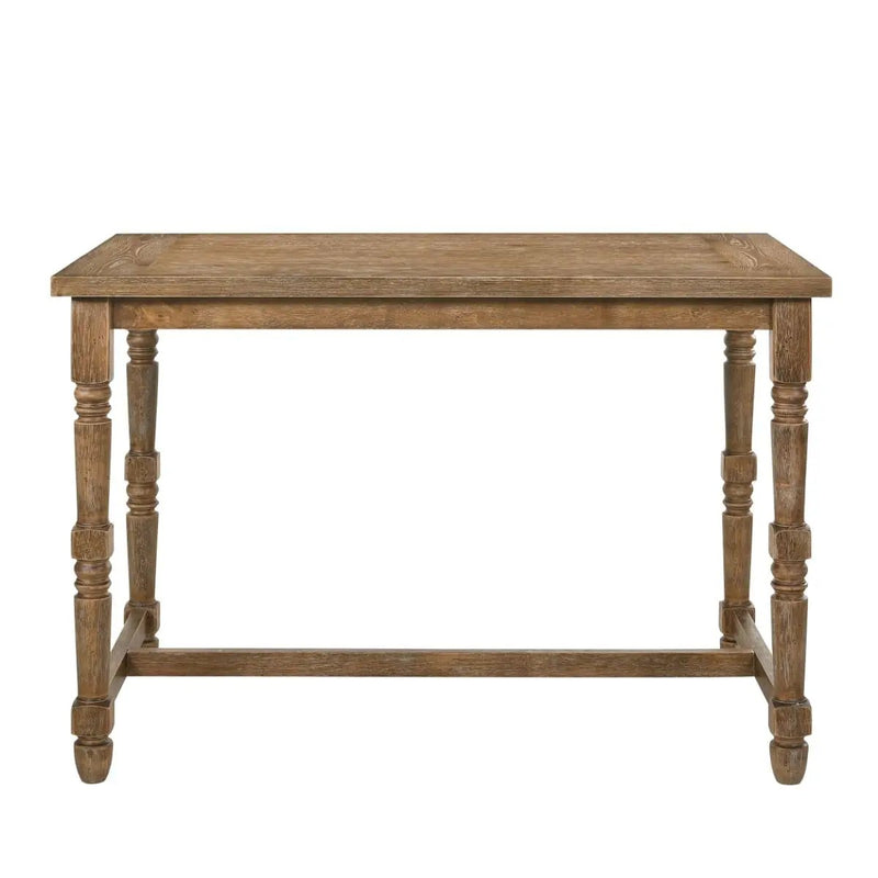 Farsiris - Counter Height Table - Weathered Oak by Unique Piece Furniture