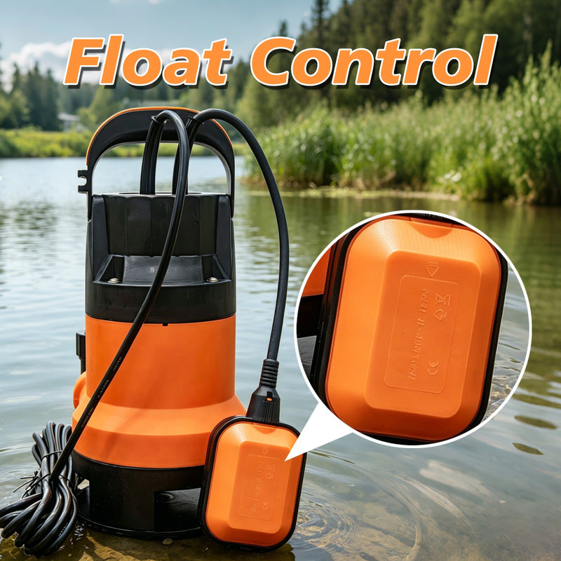 Submersible Pump with Auto Float Switch by HouseOfZazla