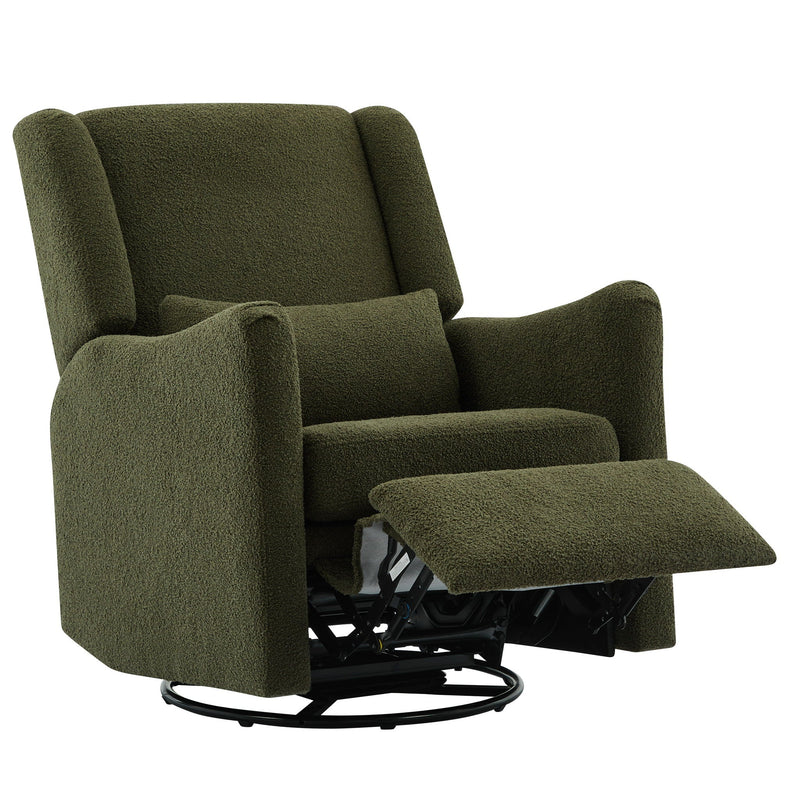 Wide Wingback Swivel Glider Rocker Recliner Chair by HouseOfZazla