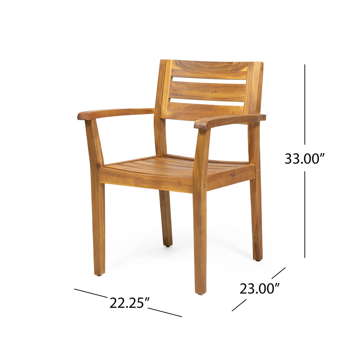 9-Piece Acacia Wood Outdoor Dining Set by HouseOfZazla