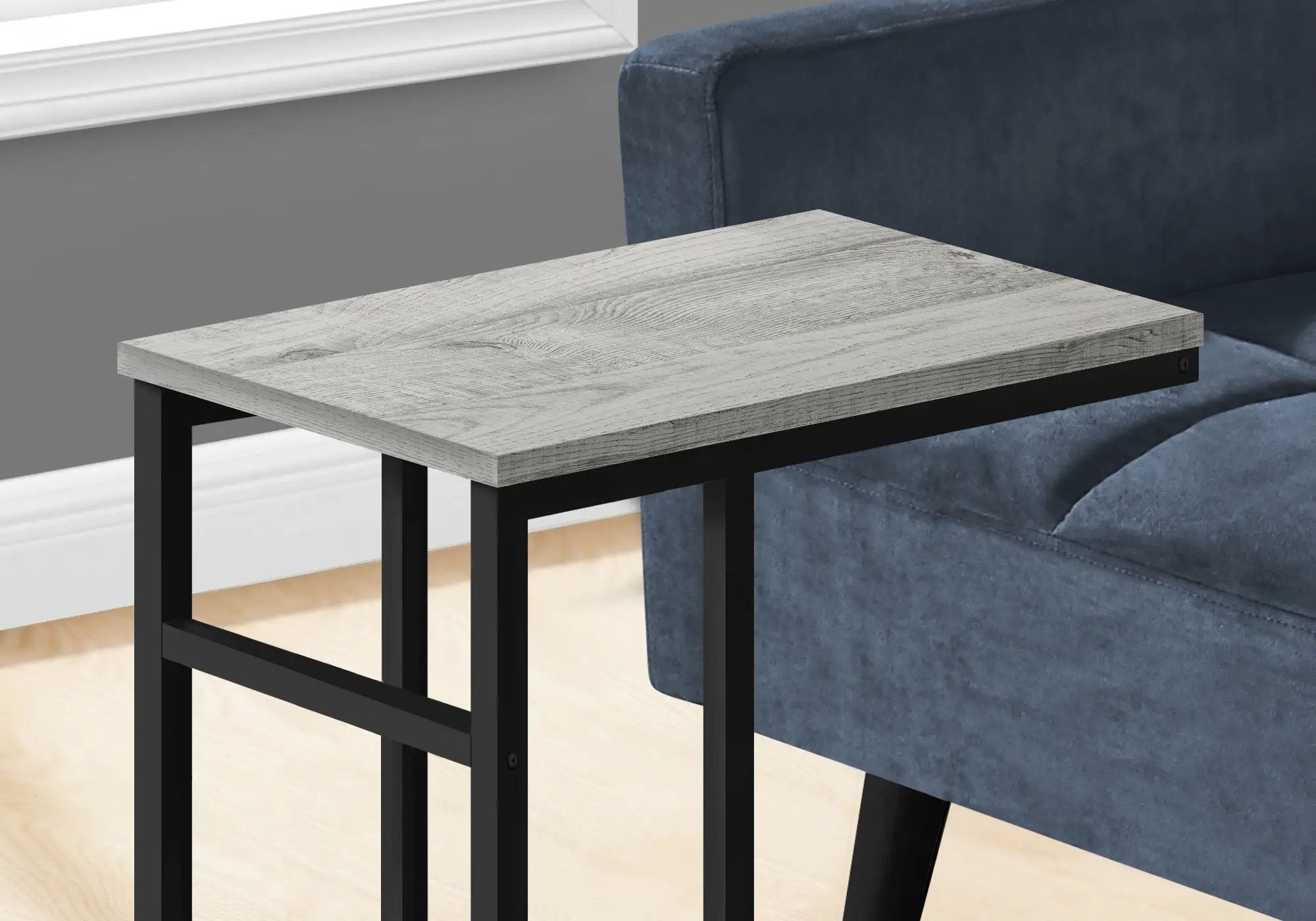 Accent Table, C - Shaped, Contemporary & Modern, Versatile Use by Unique Piece Furniture