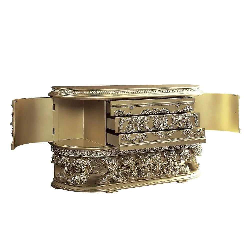Vatican - Server - Champagne Silver by Unique Piece Furniture
