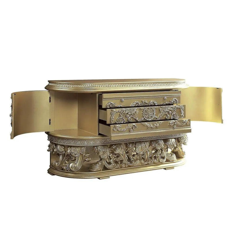 Vatican - Server - Champagne Silver by Unique Piece Furniture