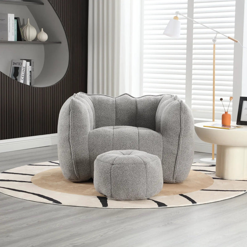 Soft Bean Bag Chair With High Resilient Foam by HouseOfZazla