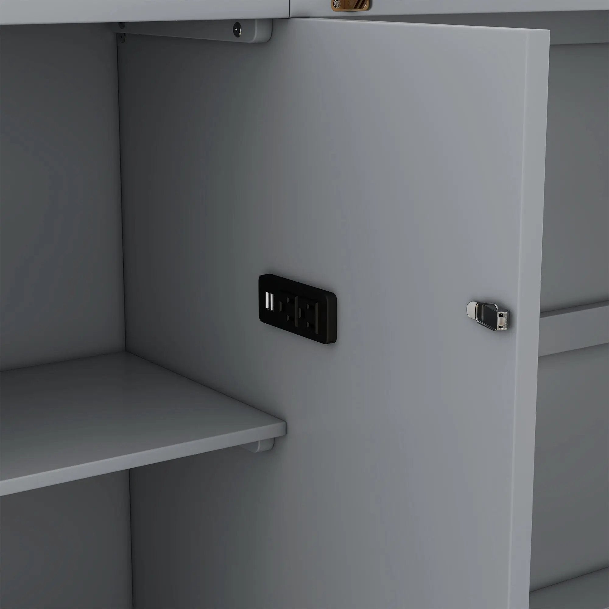Murphy Bed With Shelves, Drawers And USB Ports by HouseOfZazla