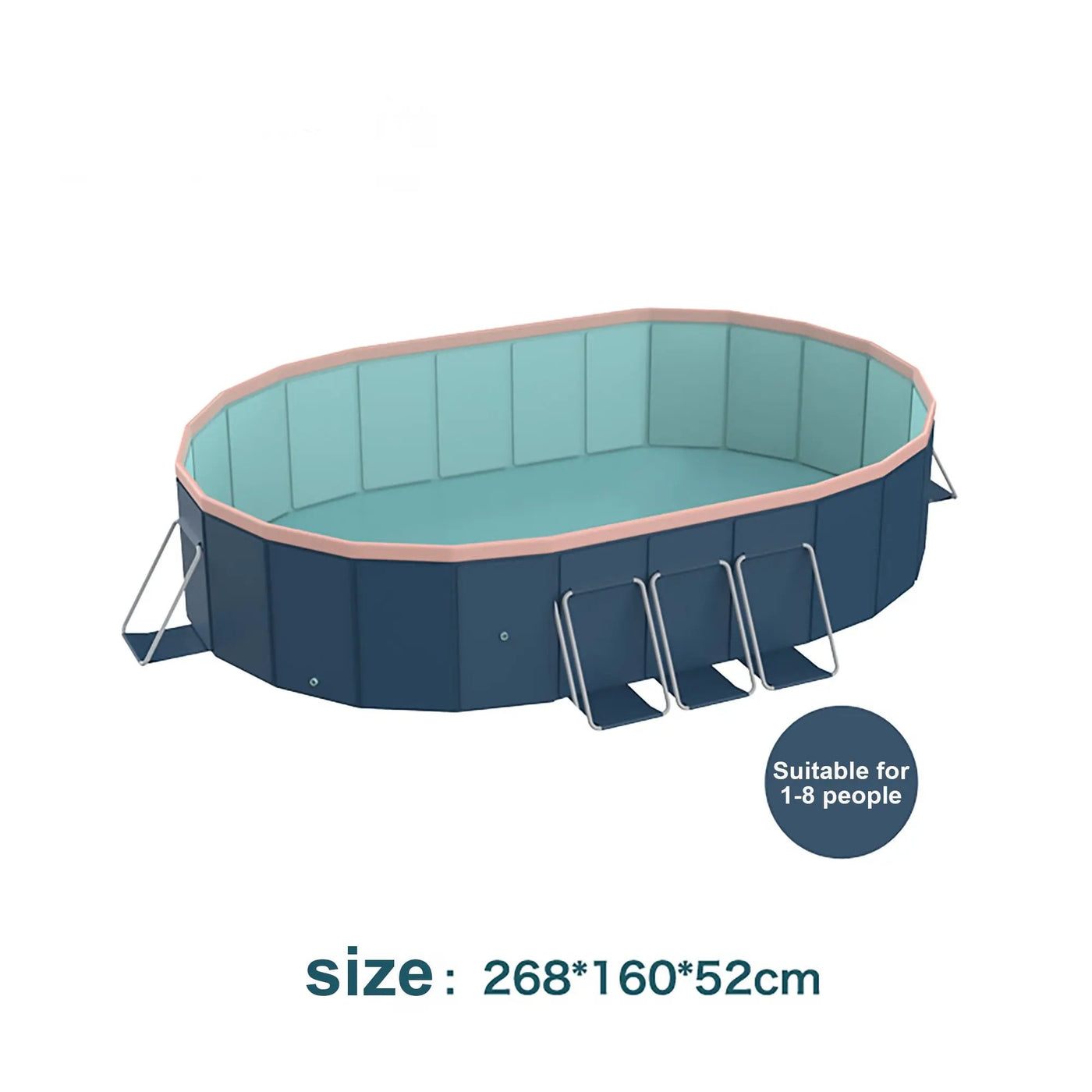 3.0m PVC Folding Pool (Not Inflatable) by HouseOfZazla