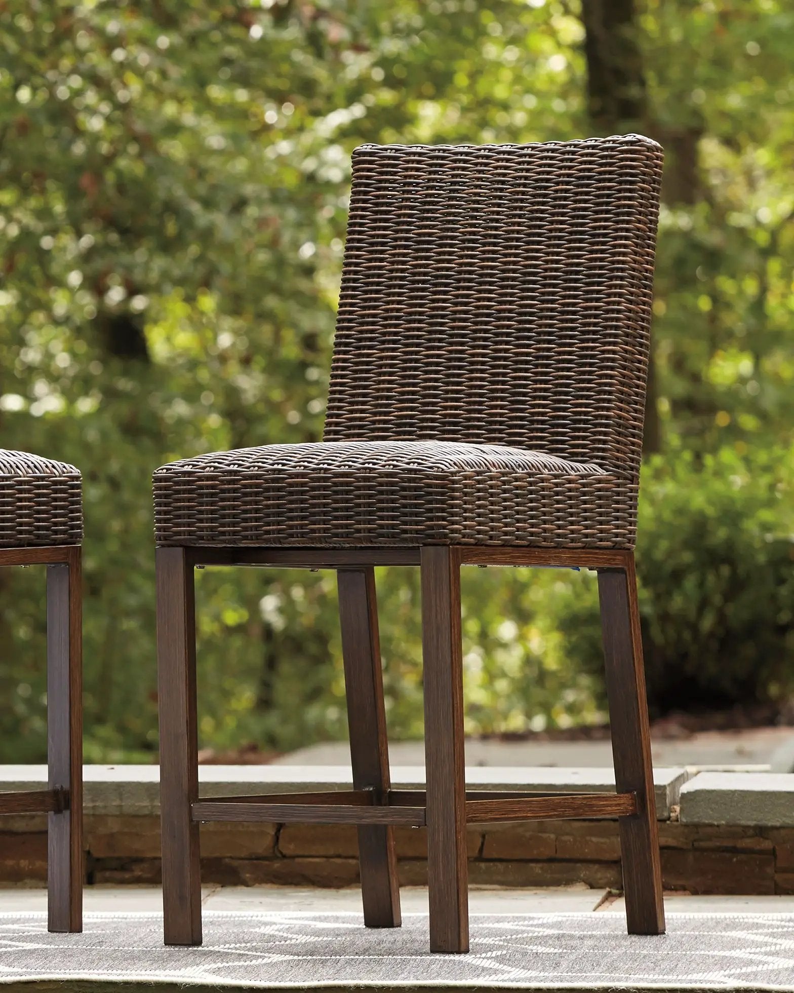 Paradise Trail - Barstool (Set of 2) - Medium Brown by Unique Piece Furniture